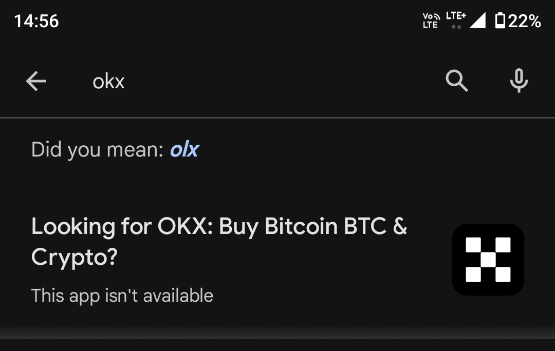 Google Play Store in India blocks Binance, OKX in response to FIU notice