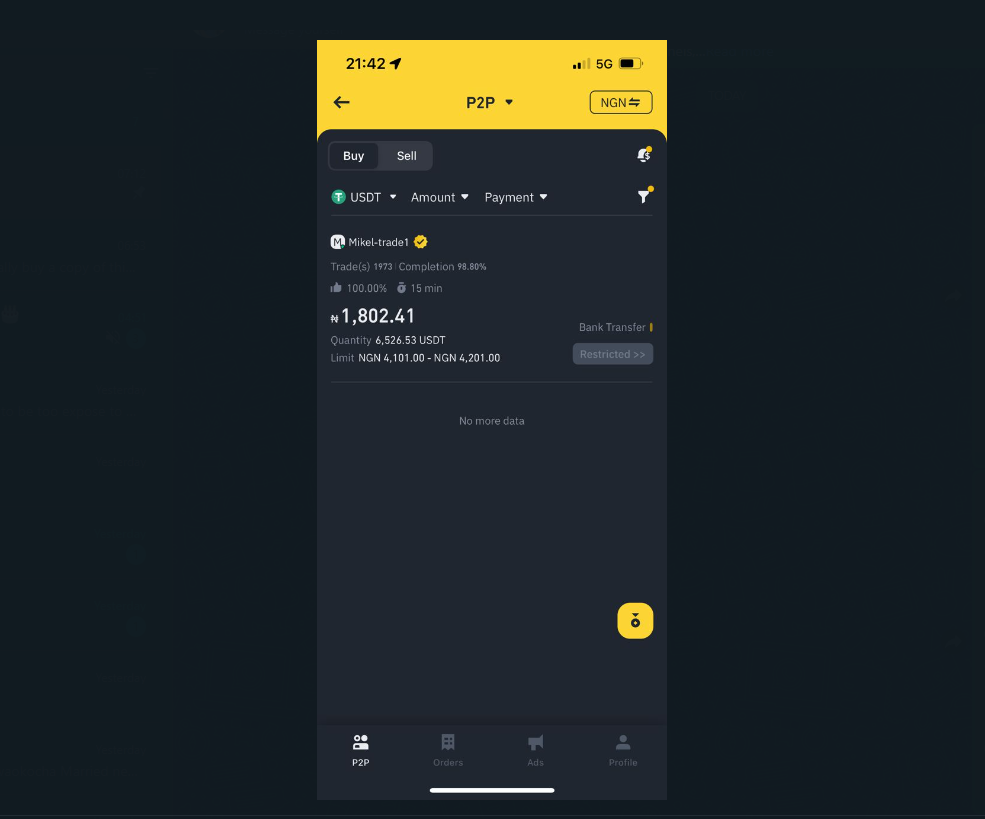 Binance adopts USDT price cap to align with local rules in Nigeria