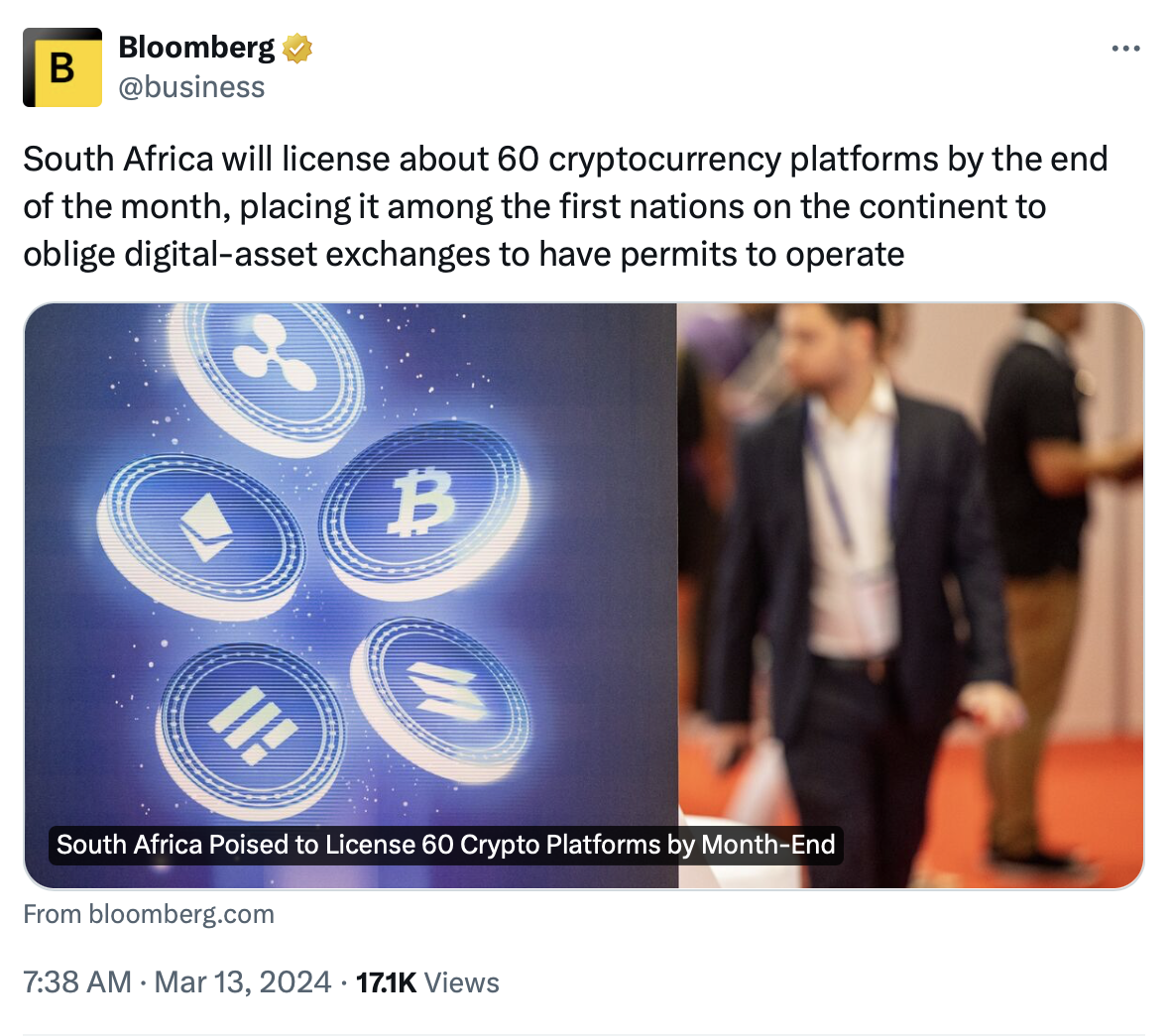 South Africa begins licensing crypto exchanges as applications pile up