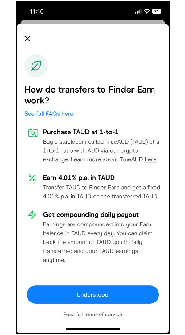Australian crypto firm Finder’s Earn product was compliant, court finds