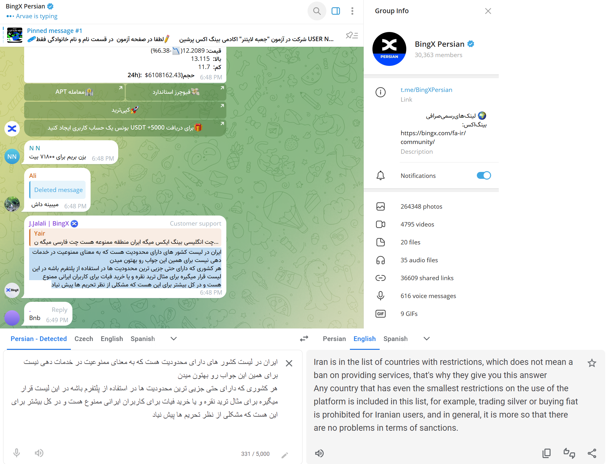 BingX exchange openly supports Iranian users, defying sanctions