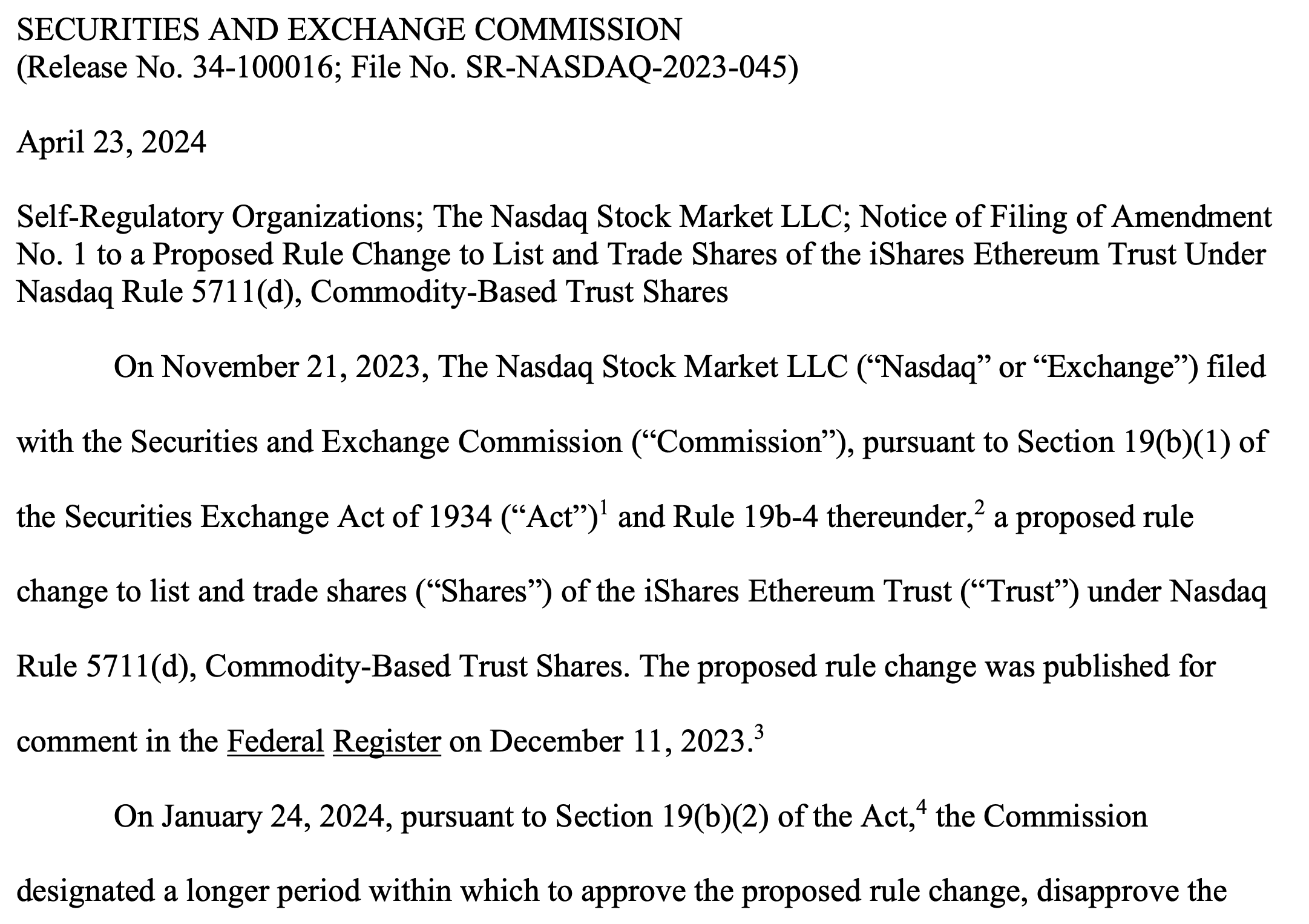 BlackRock, Grayscale have to wait for SEC’s spot ETH ETF decisions