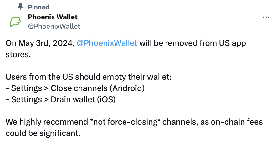 Phoenix and Wasabi exit US market amid self-custody wallet crackdown