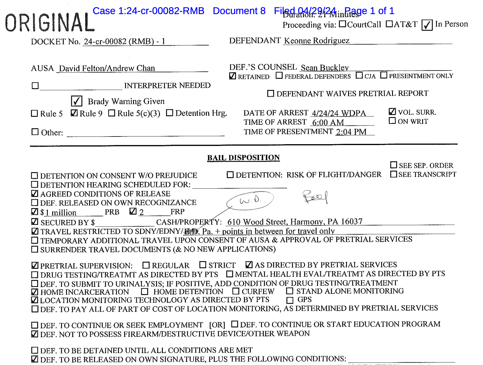 Samourai Wallet co-founder pleads not guilty, released on $1M bond