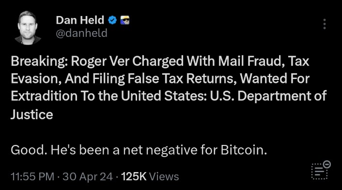 Crypto veterans call out DOJ for targeting Roger Ver a decade after he left US