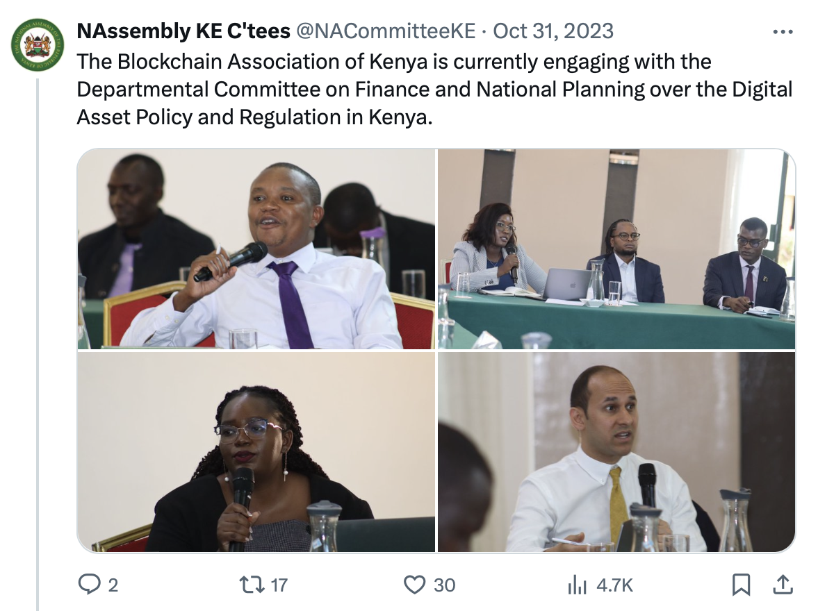 Marathon Digital, Kenyan government discuss crypto policy, energy use