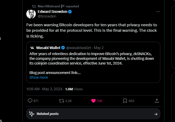 Bitcoin privacy will survive despite CoinJoin closure — zkSNACKs CEO
