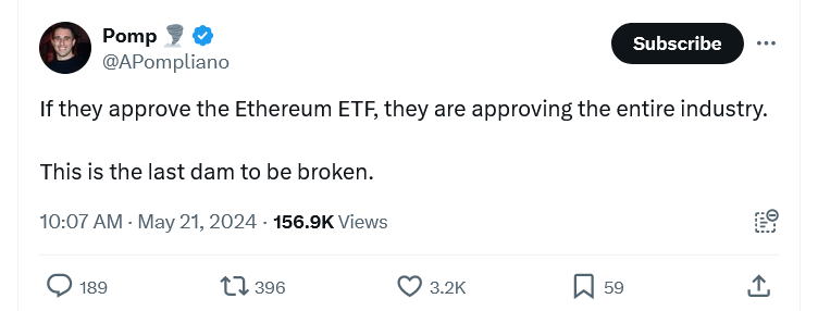 ‘Winter is over’ — Bullishness returns in wake of Ether ETF anticipation