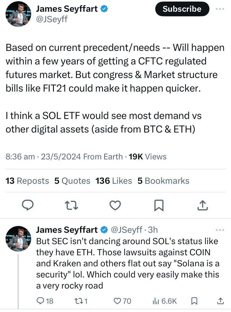 CNBC Fast Money trader says Solana ETFs ’probably’ next, sparking debate