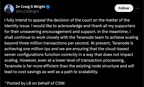 Court ruling dismantles would-be Bitcoin creator Craig Wright’s false claims