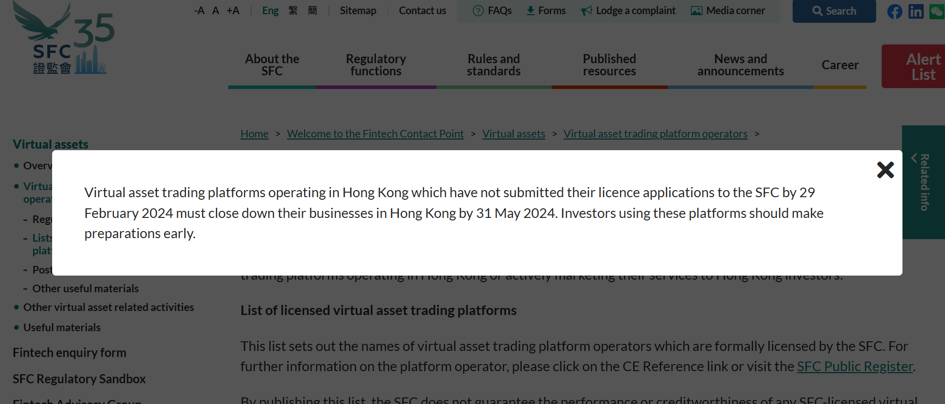 Hong Kong officially kicks out all unlicensed crypto exchanges