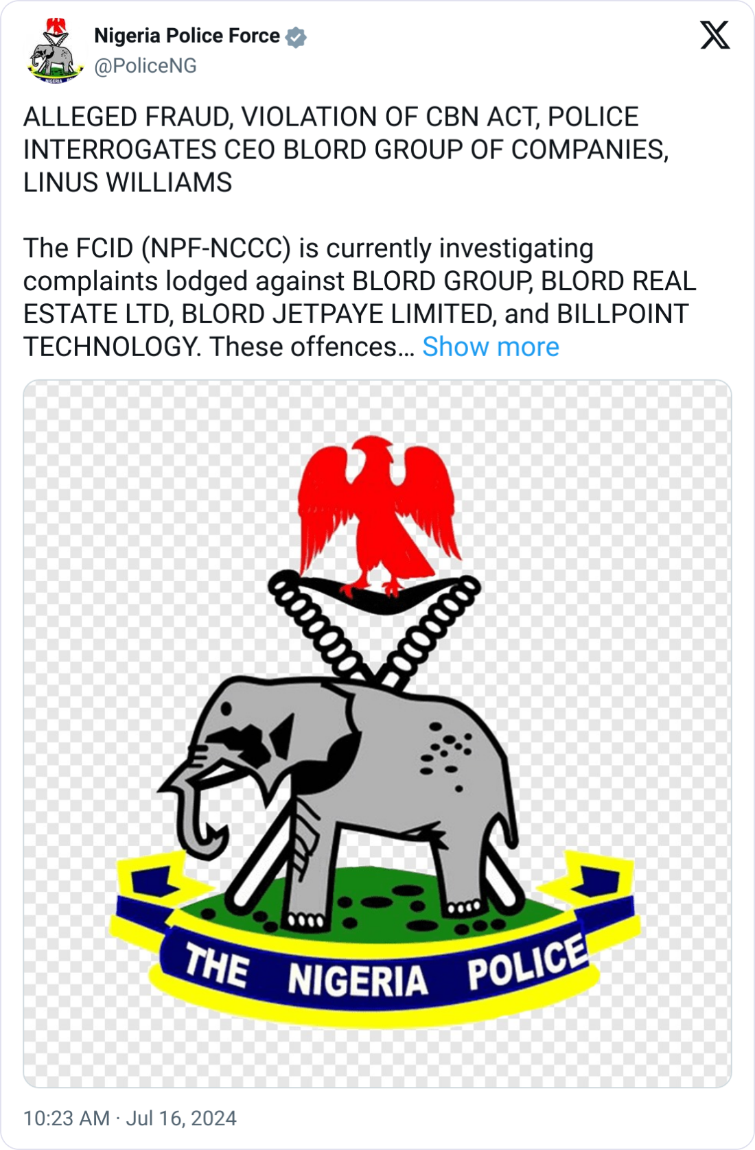 Nigerian police arrest crypto star in fraud crackdown