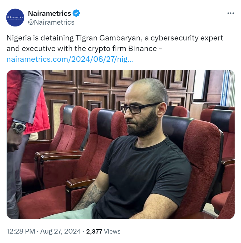 Binance exec’s trial brought forward despite no access to legal counsel