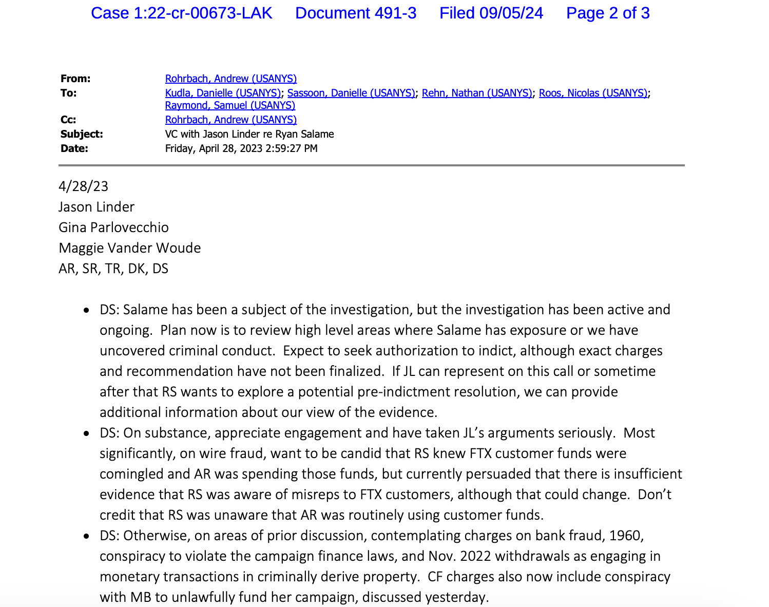 US prosecutors allegedly link ex-FTX exec to Chinese bribery scandal