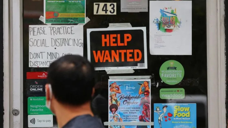 US labor market steadily cooling amid higher job openings, low layoffs