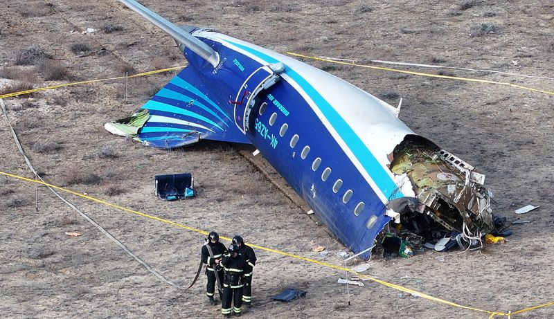 Factbox-What we know about the Azerbaijan Airlines plane crash