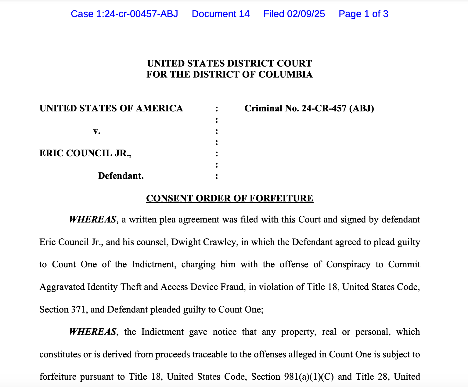 Alleged hacker behind fake SEC post could forfeit $50K in plea deal