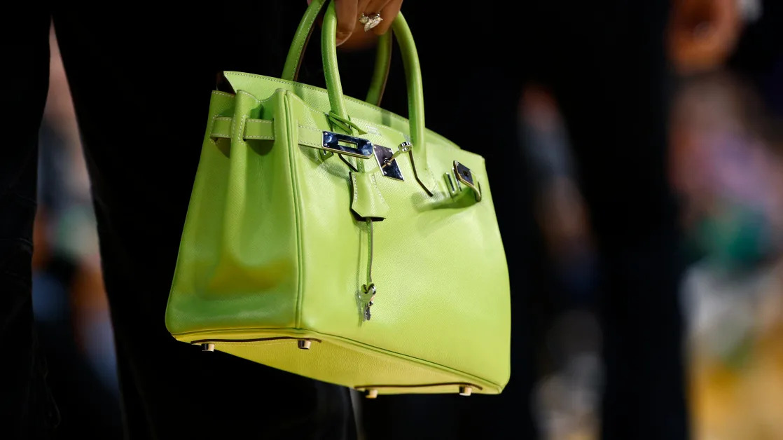 Hermès stock is surging — and the Birkin bag maker is narrowing the gap with French rival LVMH