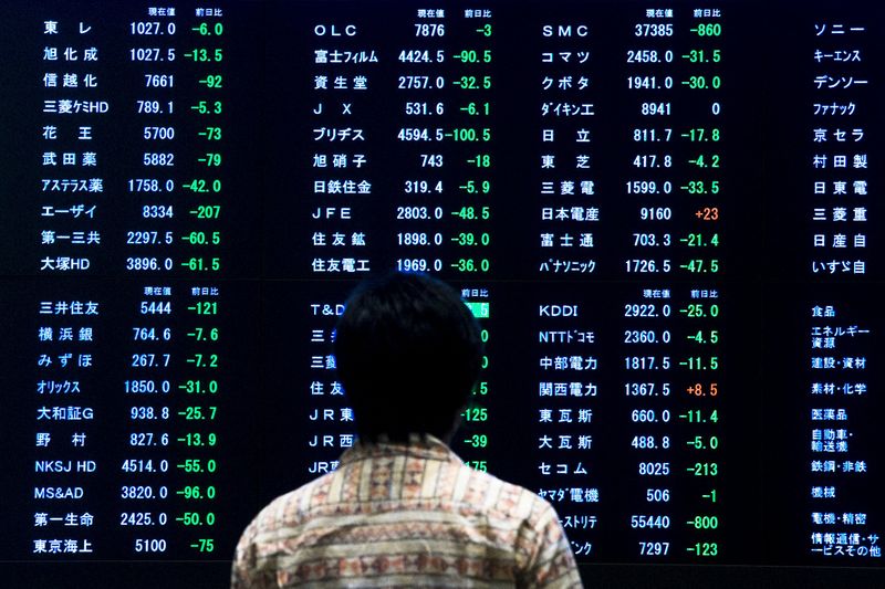 Asia stocks drop tracking Wall Street's plunge after Trump’s tariff decision