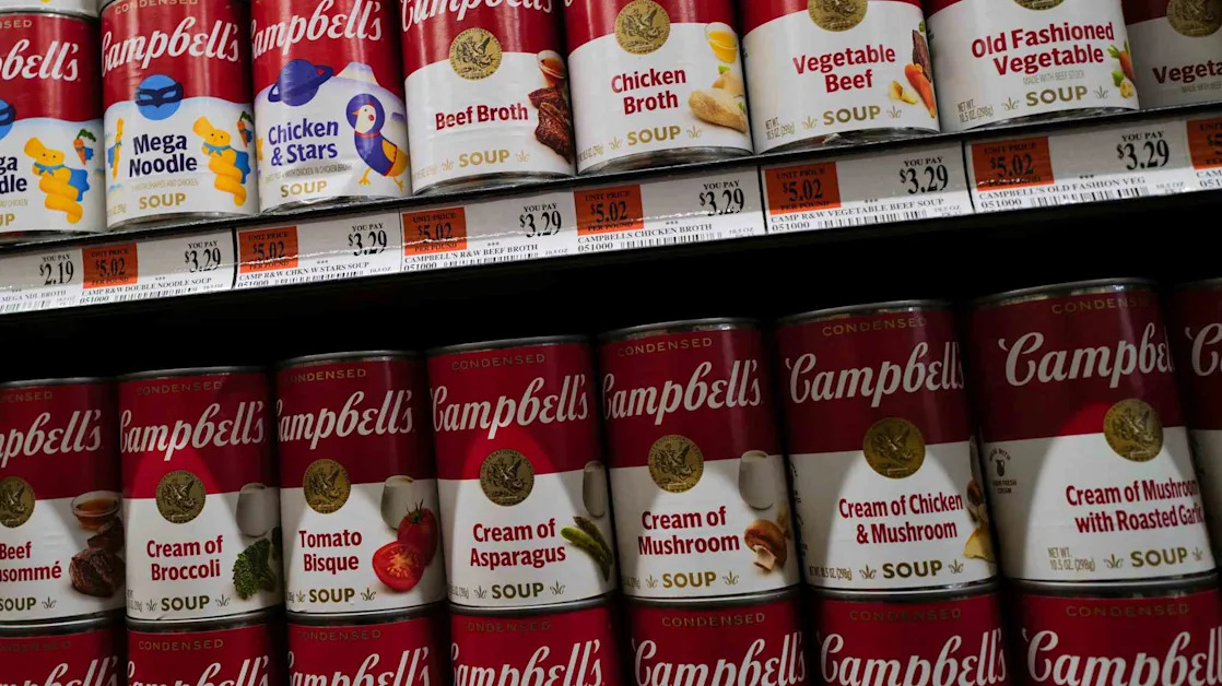 Campbell’s Stock Drops on Weak Quarterly Sales, Full-Year Outlook Cut