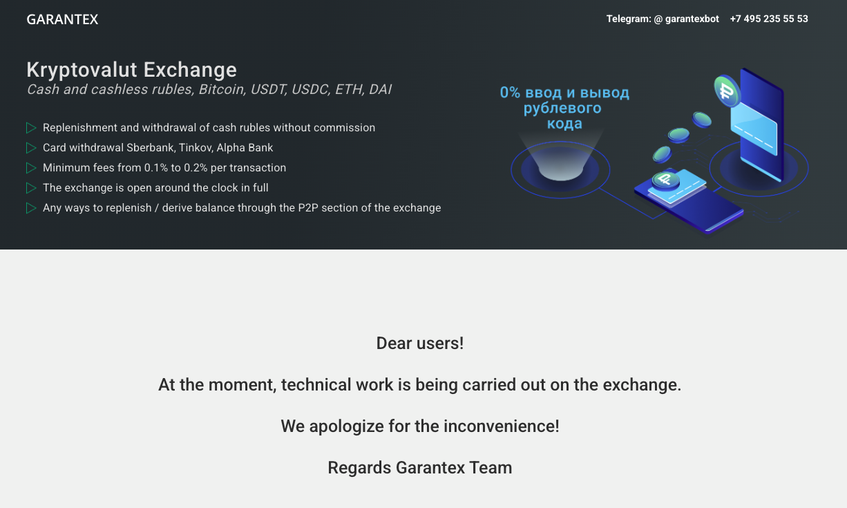 Tether freezes $27M USDT on sanctioned Russian exchange Garantex