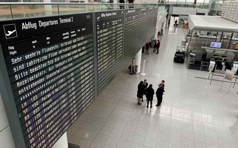 24-hour strike at German airports on Monday to impact half a million people