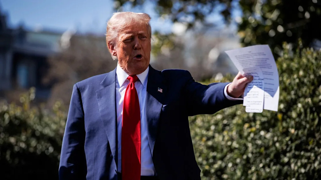 Trump’s tariffs have pushed markets to the doorstep of ‘correction territory’ says Wall Street