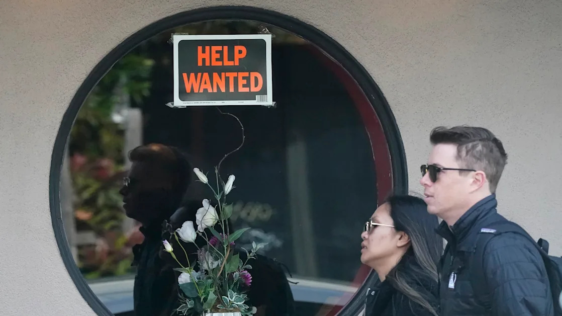 February US job openings slip to 7.6M, consistent with a healthy but decelerating job market