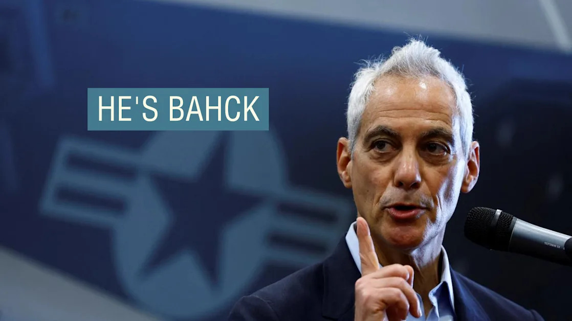 Rahm Emanuel is coming to Wall Street