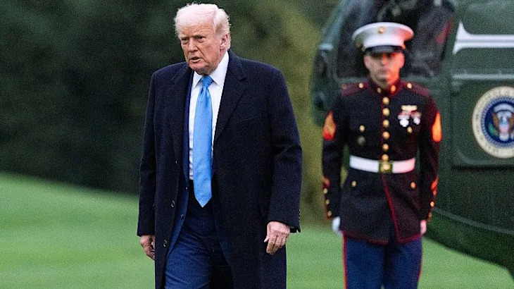 Trump denies causing market sell-offs but sticks to trade deficit goal