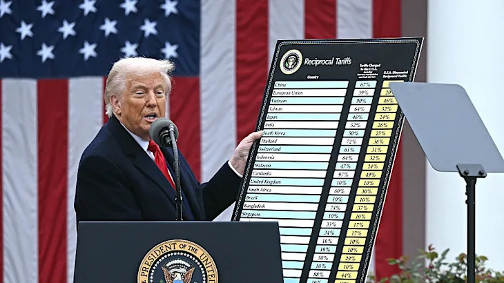 False report of Trump considering a 90-day tariff pause sends markets on a wild ride