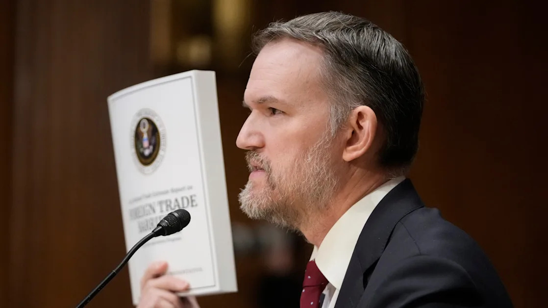 Trump's top trade rep under fire before Senate committee after days of market chaos