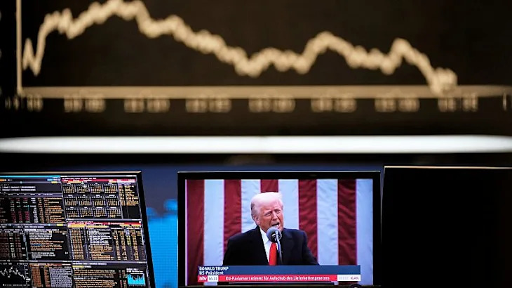 European stock markets jump as Trump flip-flops on tariff plans