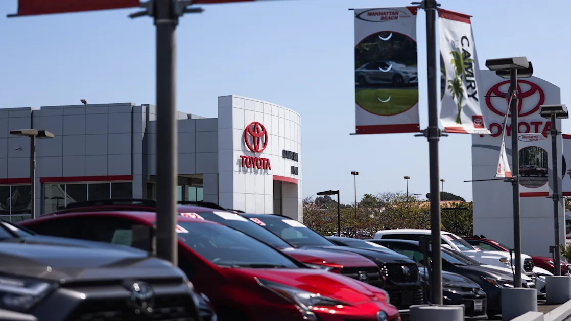 Toyota and other Asia auto stocks surged after Trump said he is considering a tariff pause