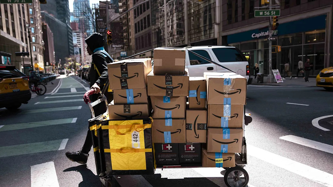Amazon Stock Gets a Downgrade as Tariff Worries Weigh on Its Shares