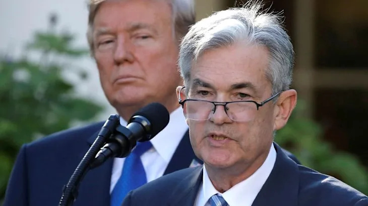 Trump steps down from threat to fire Fed's Powell, market jumps