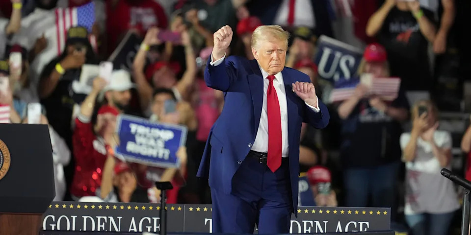 Is Trump responsible for the performance of stocks? He thinks so, but only if they're up.