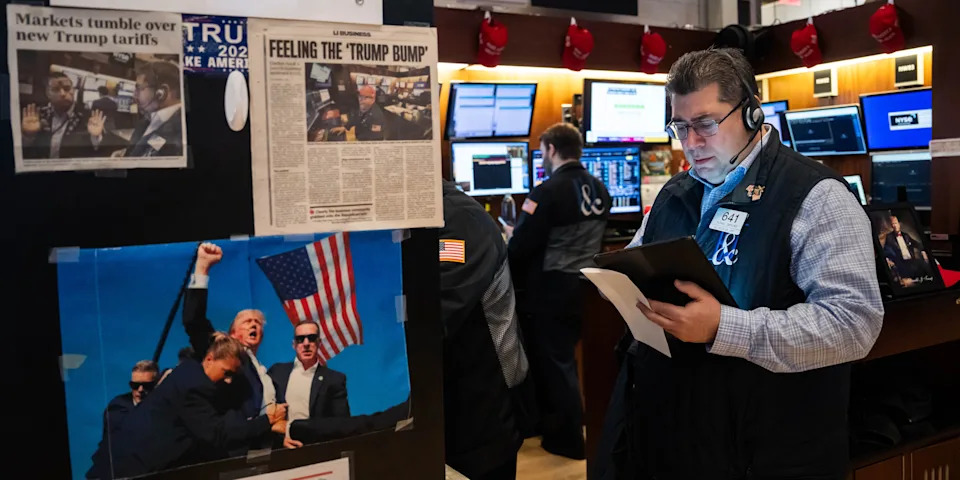 Trump rips Biden for a weak stock market. He's deflecting the blame.