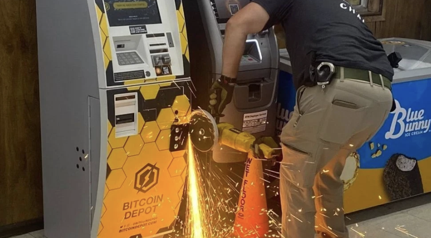 Texas cops cut open crypto ATM to recover $25K lost to scam
