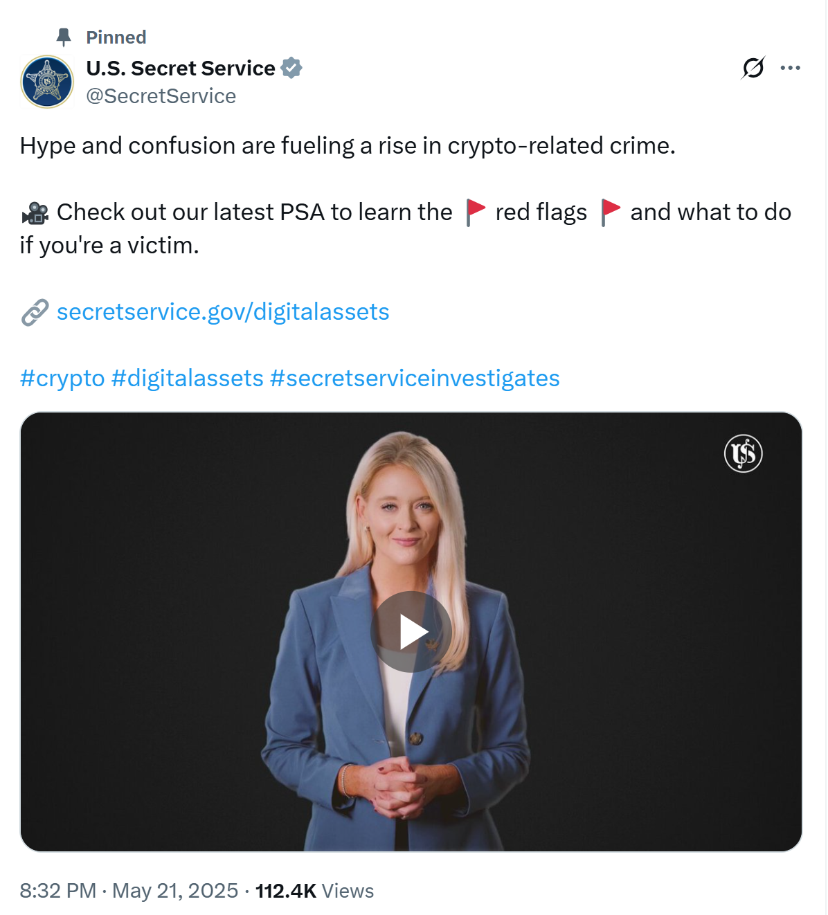 Secret Service seizes $400M in crypto, cold wallet among world’s largest